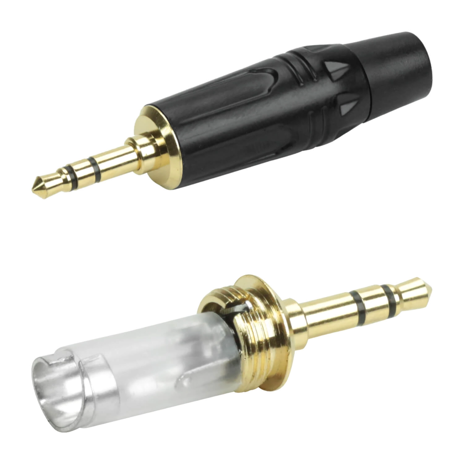 Plug P2 Stereo Linha Premium Profissional Banhado A Ouro