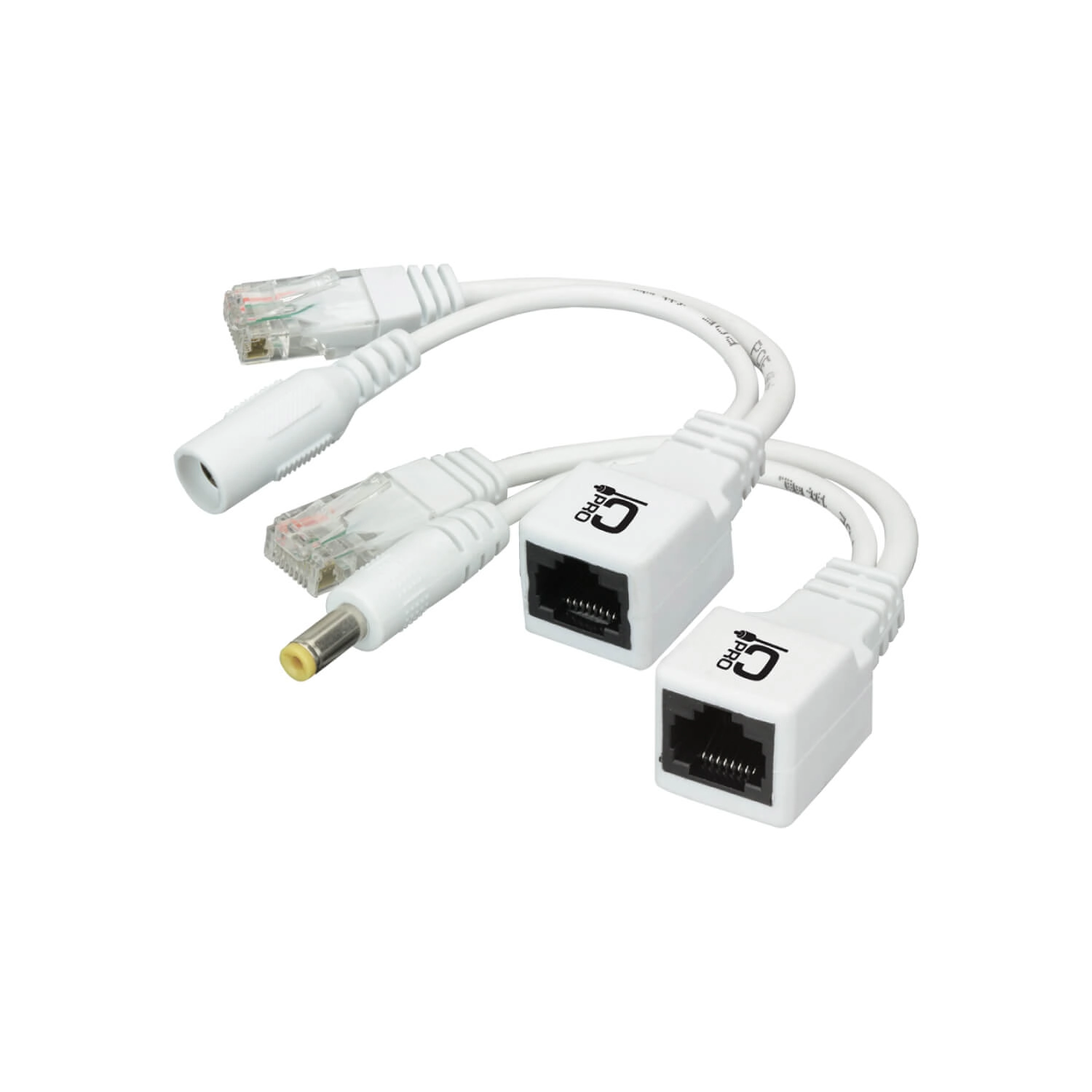 Cabo Adaptador Poe Macho X Fêmea Branco Connect Pro 018-0156