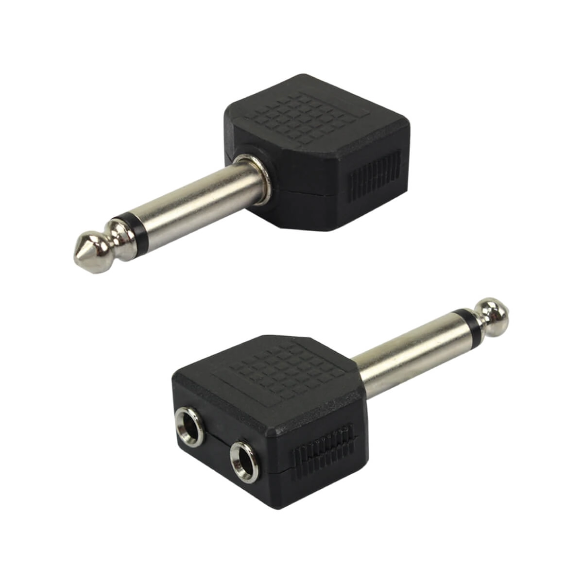 10x Adaptador P10 Macho Mono X Duplo J2/p2 Fêmea Mono