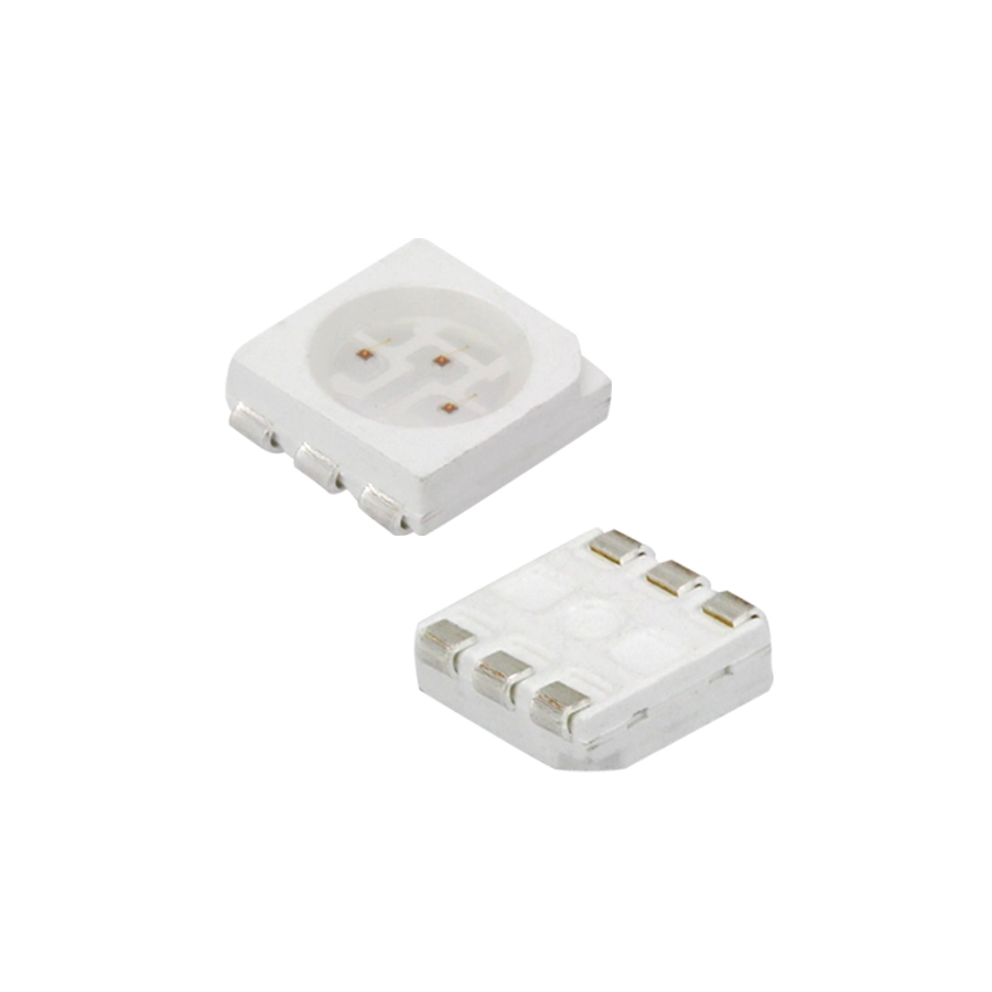 100x Led Smd 5050 Amarelo - 2.0-2.4v 60 Mah 590-595 1800 Mcd