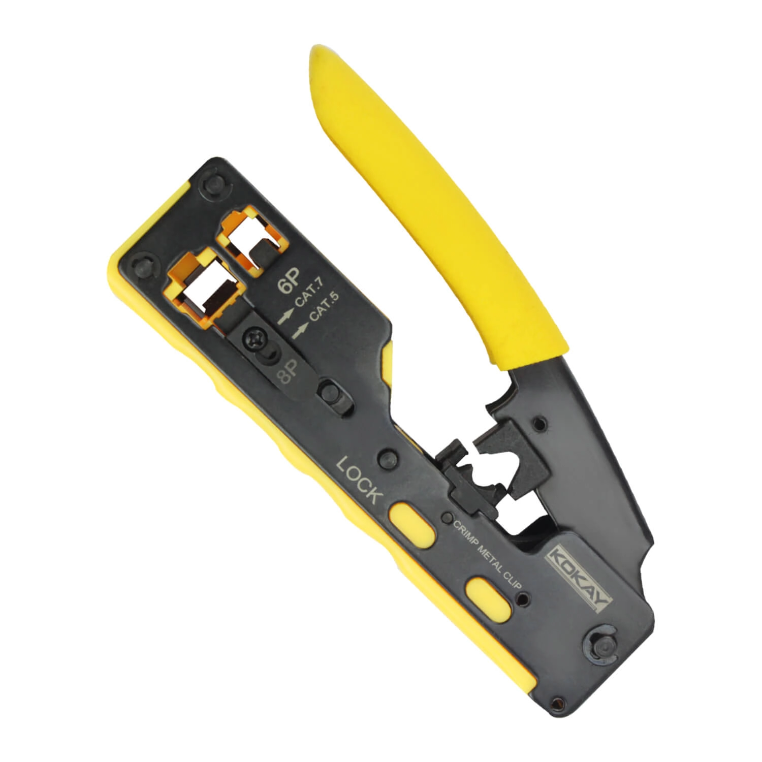 Alicate Crimpar Profissional Cat7 Cat5 Cat6 Rj45 Rj12 Rj11