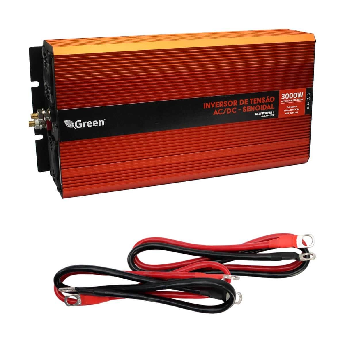 Inversor Off Grid Solar 12v - Senoidal 3000w 3 Anos garantia