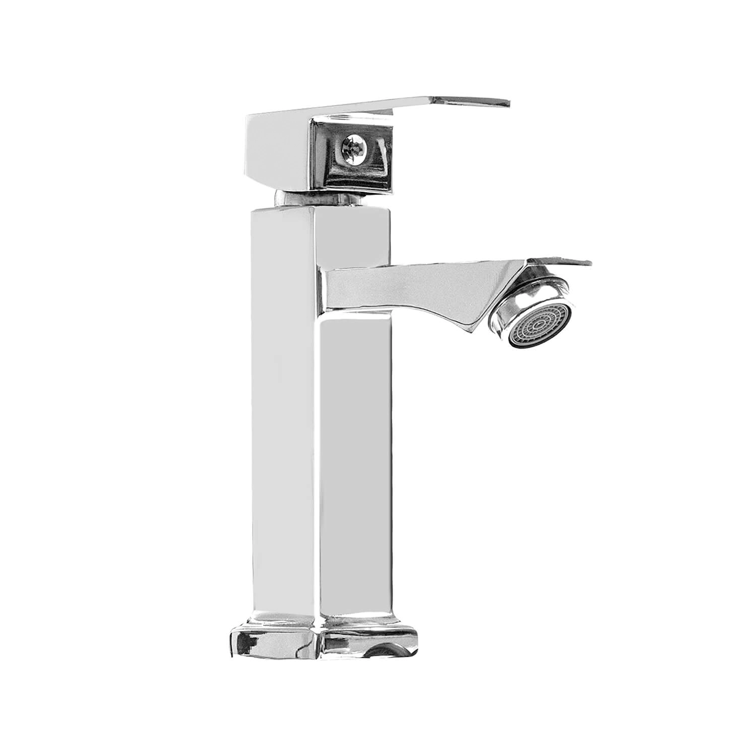 Torneira Luxo Metal Cromado Premium Baixa Banheiro Lavabo