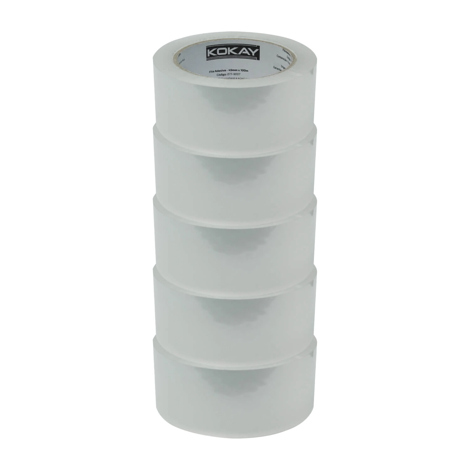 Kit Com 5 Fitas Adesivas 45mm X 100m Largo Ótima Qualidade