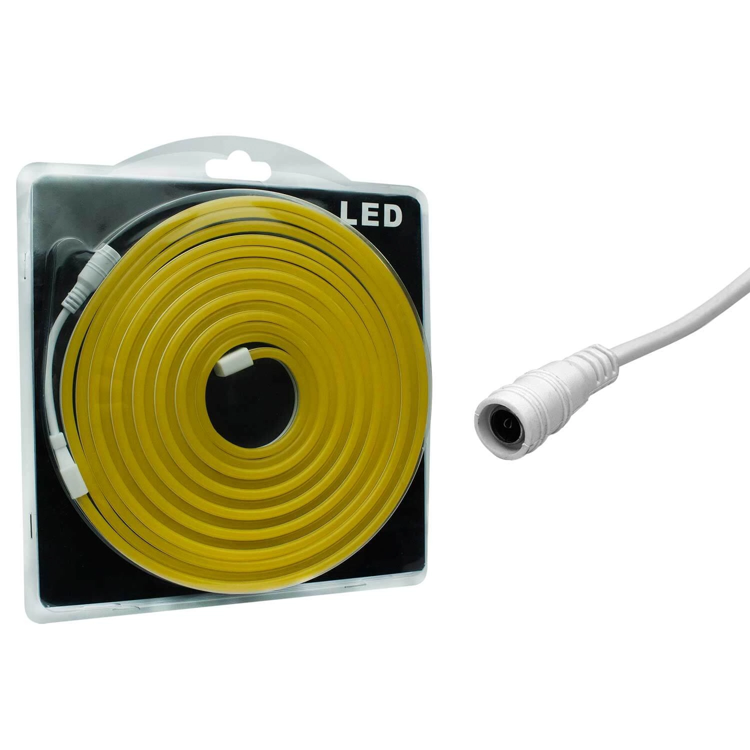 Mangueira Led Neon Amarelo Limão Flexível 12v - 5 Metros
