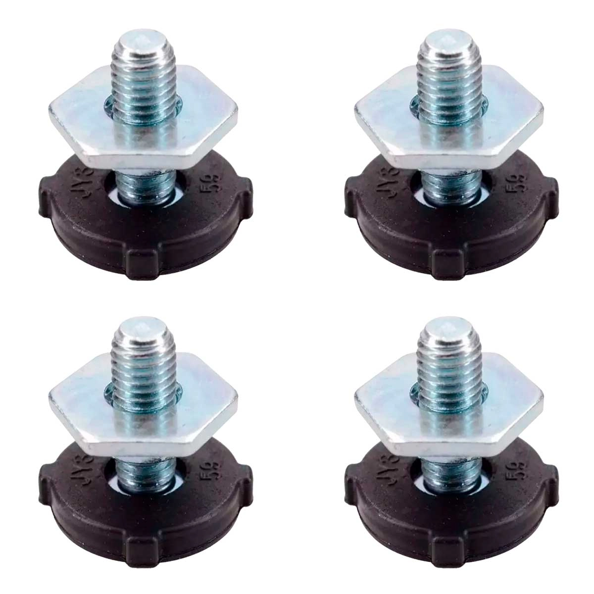 4x Pé Regulável Lava E Seca Compatível Samsung Dc97-00920u