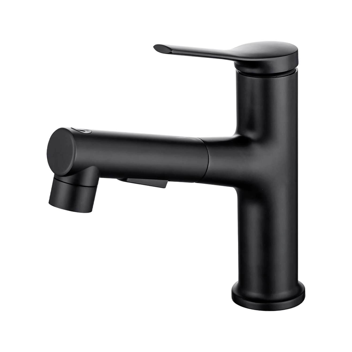 Torneira Luxo Lavatório Monocomando Bica Móvel 3 Jatos Preto