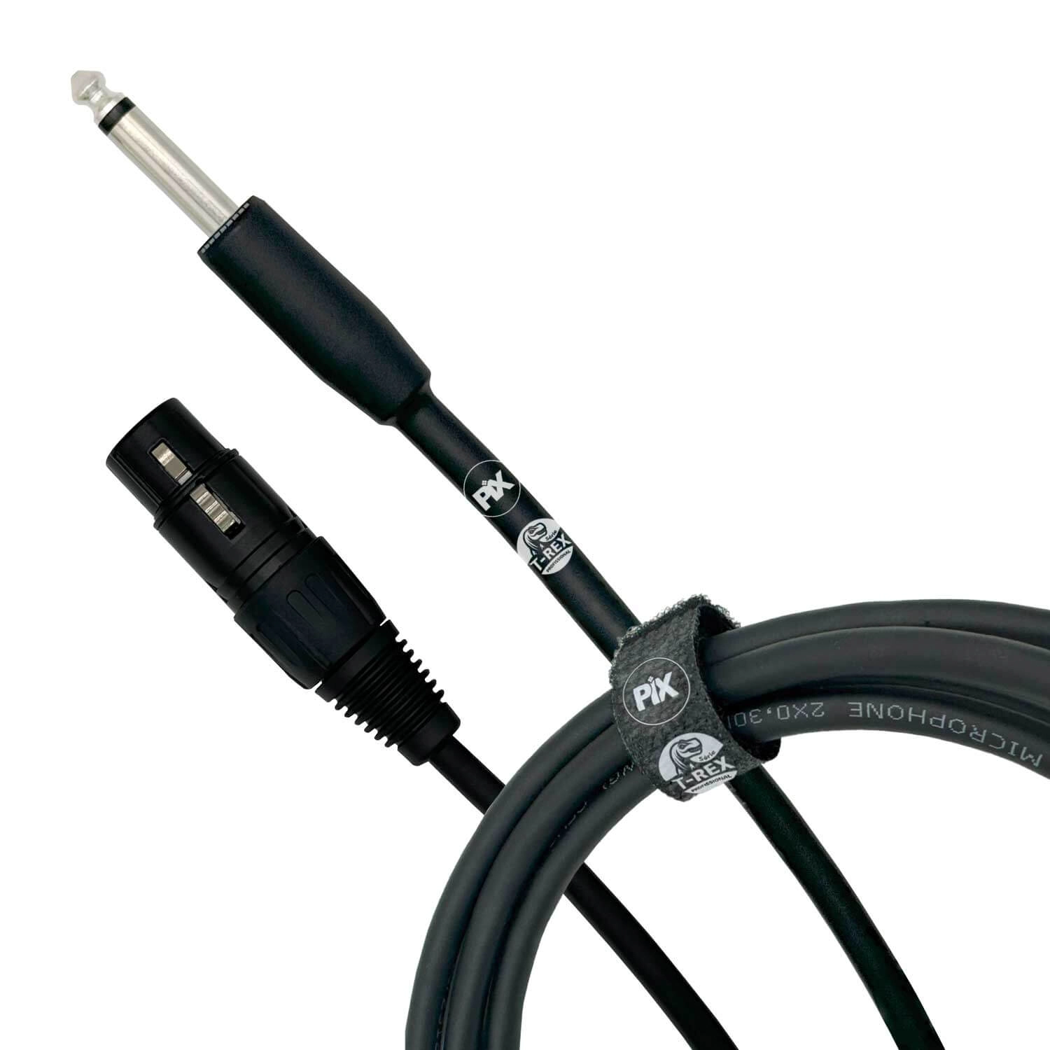 Cabo P10 Mono Para Xlr Fêmea 10 Metros Profissional