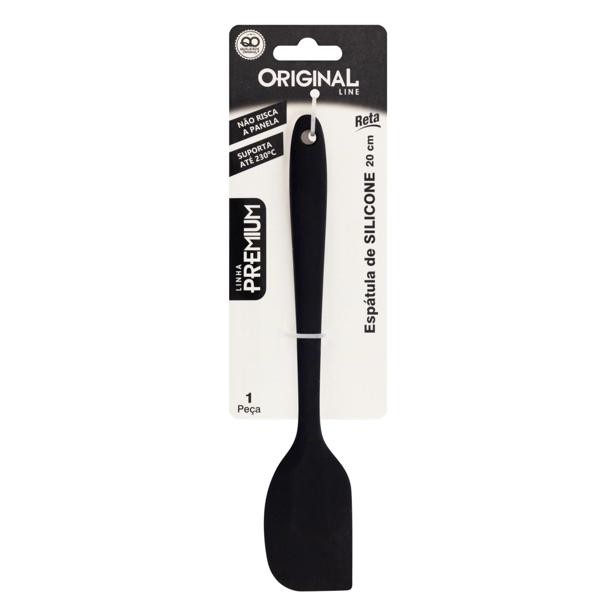Espátula Silicone Reta Original Line Premium 20cm
