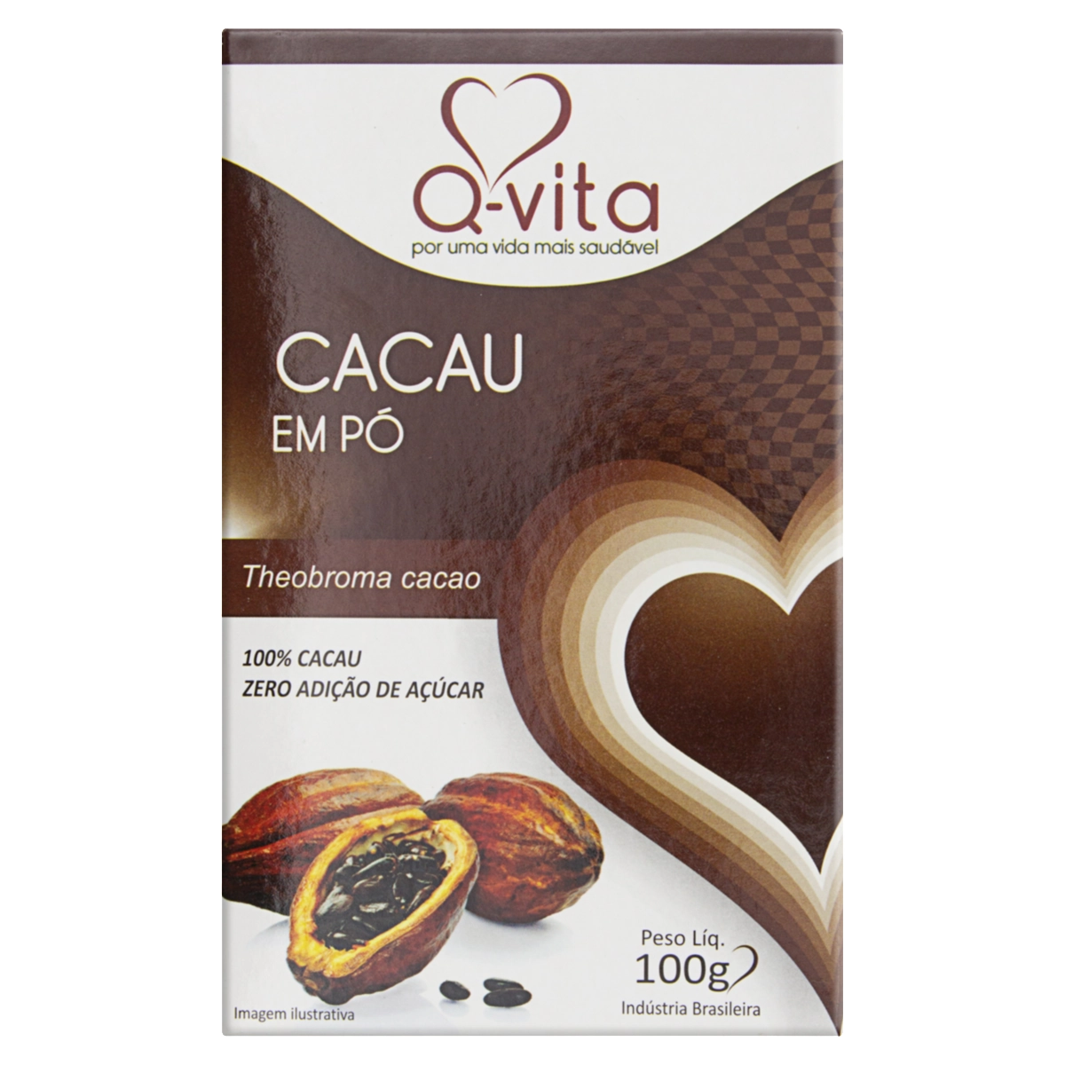 Cacau Pó Q Vita Caixa 100g