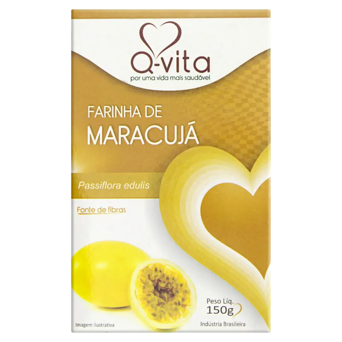 Farinha De Maracujá Q Vita Caixa 150g