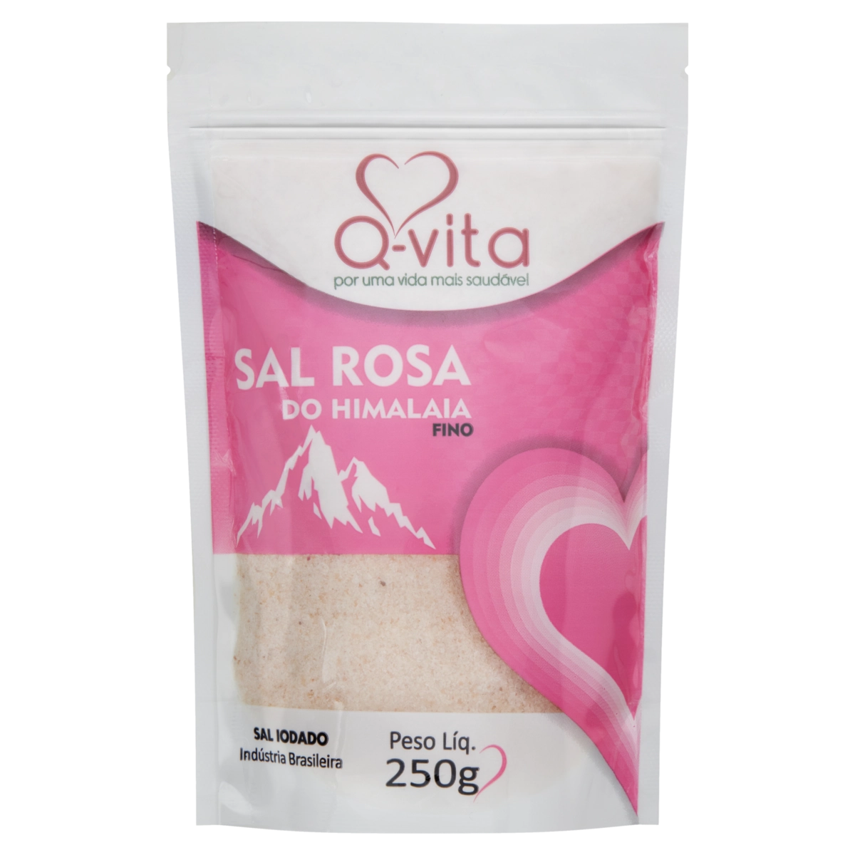 Sal Rosa Do Himalaia Fino Q Vita Pacote 250g