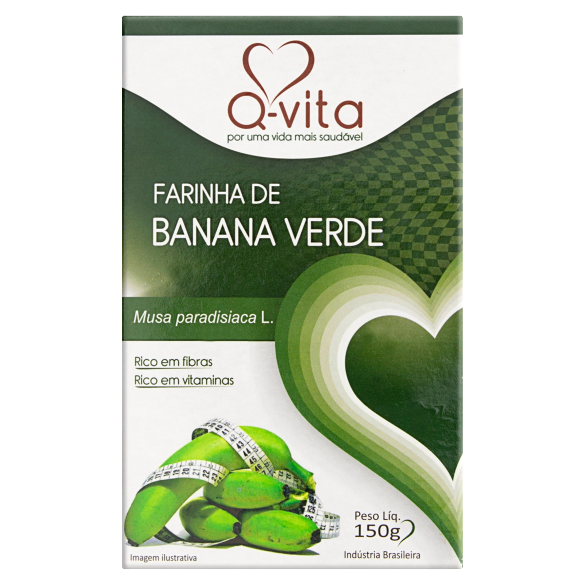 Farinha De Banana Verde Q Vita Caixa 150g