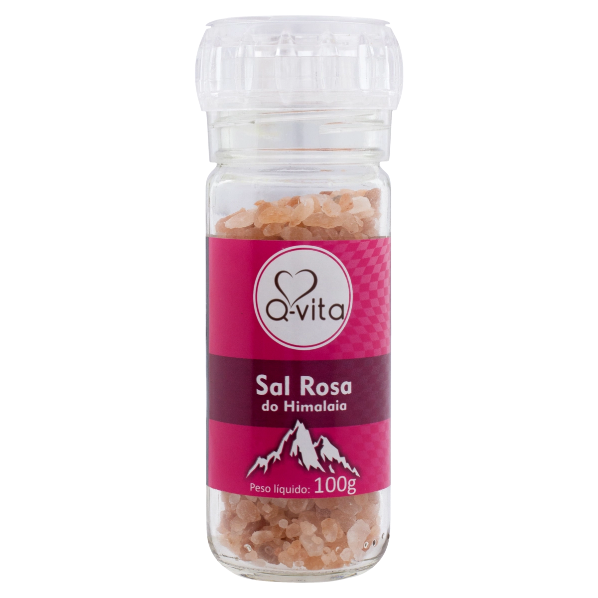 Sal Rosa Do Himalaia Q Vita Frasco 100g