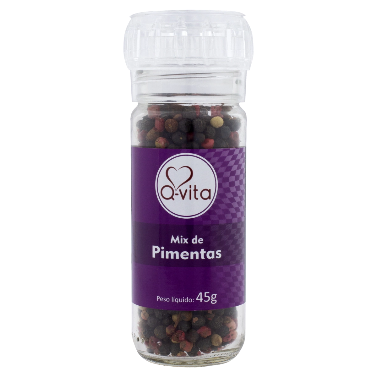 Mix De Pimenta Q Vita Frasco 45g
