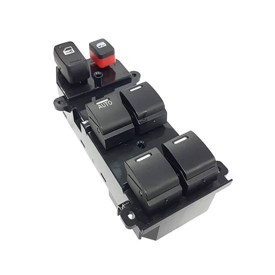 Botão do Vidro Dianteiro HONDA CRV Lado Esquerdo Quadruplo - GAUSS GE2195