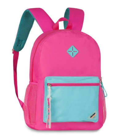 Mochila Juvenil Feminina Pink Mf24047 Clio