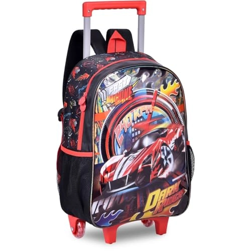 Kit De Mochila Escolar Com Rodinha, Estojo E Lancheira, Fast Machine 3d, G, Clio