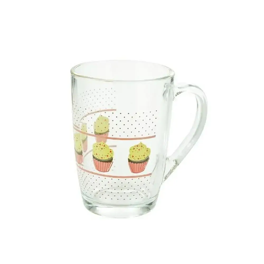 Caneca De Vidro Wincy Flores 260ml