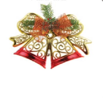 Enfeito Natal Sino 28x23cm Sortido