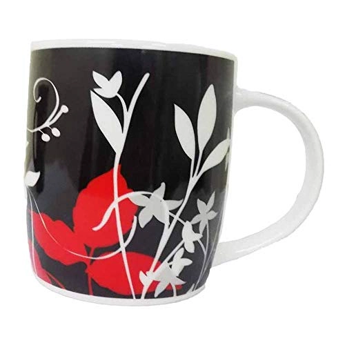 Caneca Porc Flora Tsu 360ml Estampa Sortidas