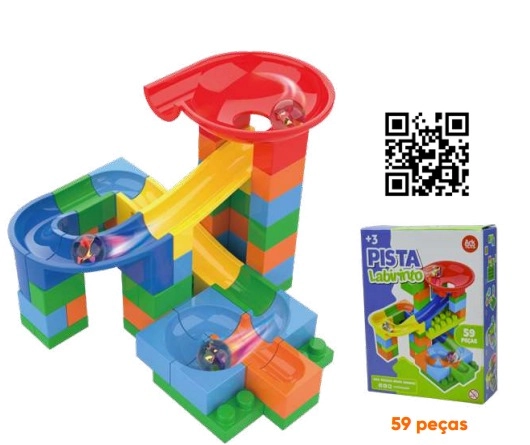 Pista Labirinto Pequena 56pcs Ark Toys