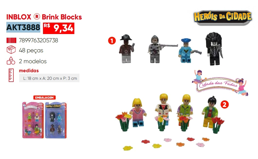Brinquedo De Montar Brink Bloc Ref.akt3888