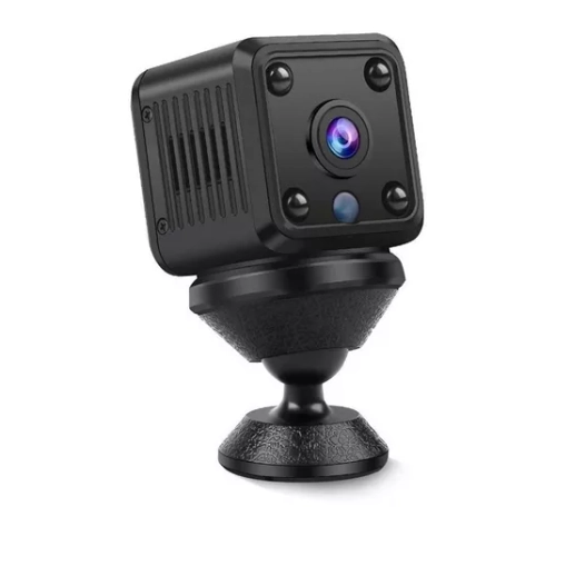 Camera Espiã De Segurança Wifi Sem Fio Com Suporte Magnético
