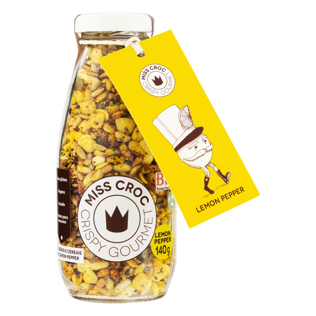 Crispy Sabor Lemon Pepper MISS CROC 140g