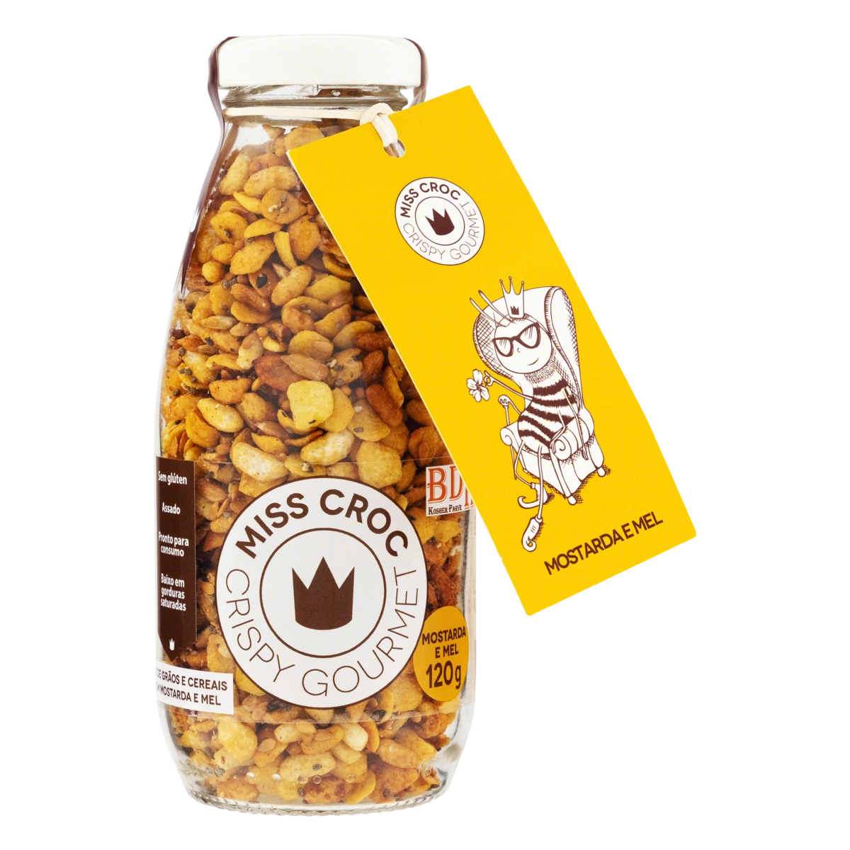 Crispy Mostarda e Mel MISS CROC Garrafa 120g