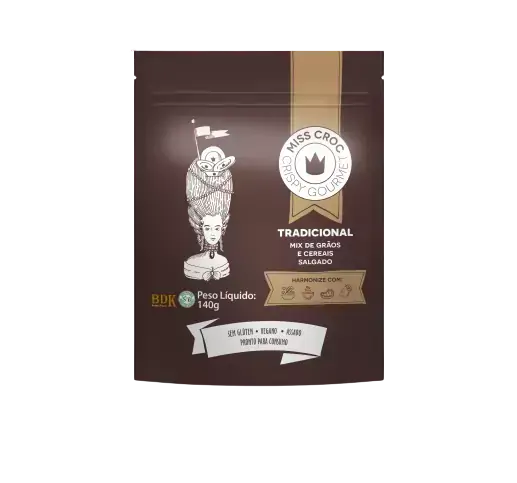Granola Crispy Tradicional Sem Glúten Sachê Miss Croc 140g