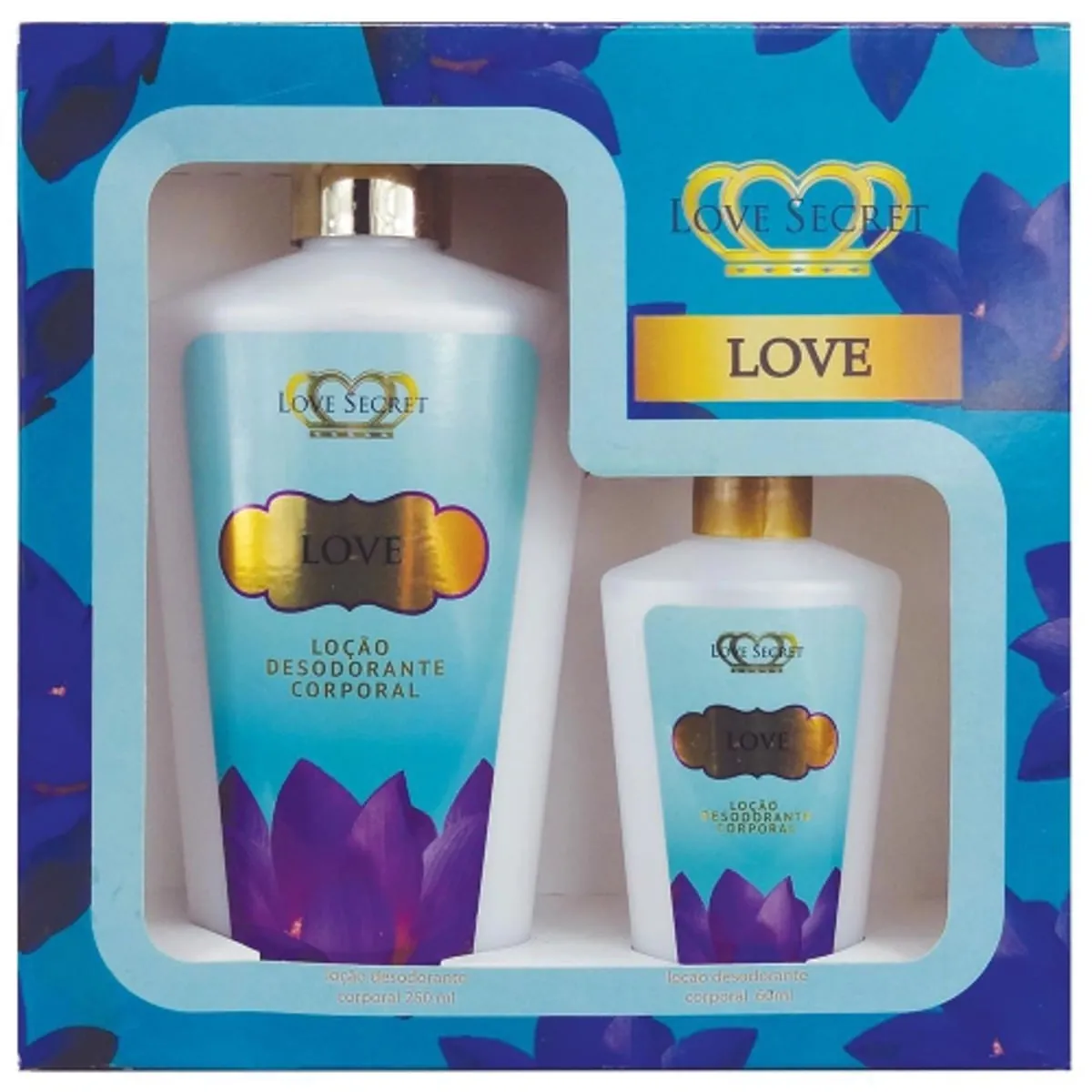 Kit Loção Desodorante Corporal Love Secret Love 250 Ml + 60 Ml - Oferta Especial