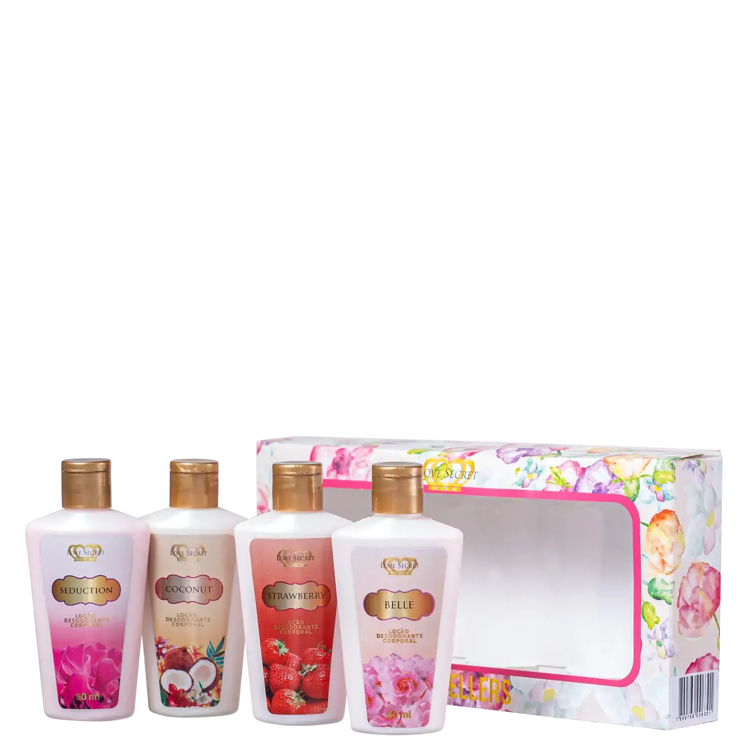 Hidratante Corporal Love Secret Best Sellers 4 Loção 60ml
