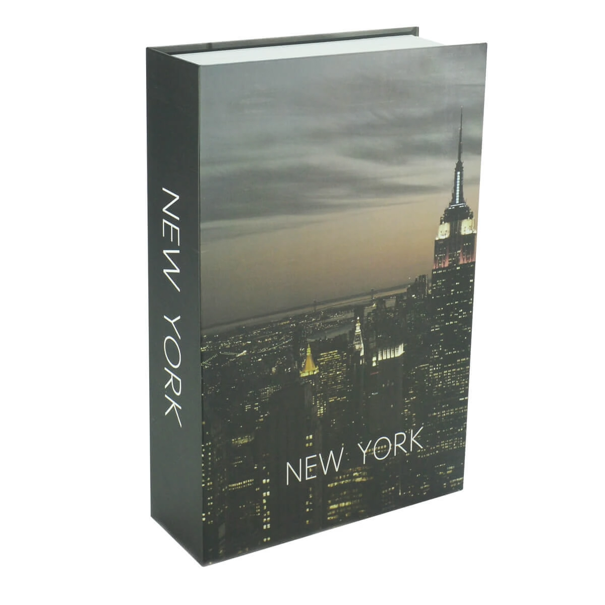 Livro Cofre Decorativo Camuflado New York 24cm X 16cm
