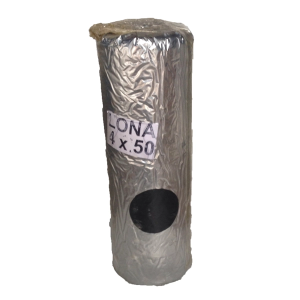Lona Plástica Preta 4x50m 0,03mm Brasil Bag