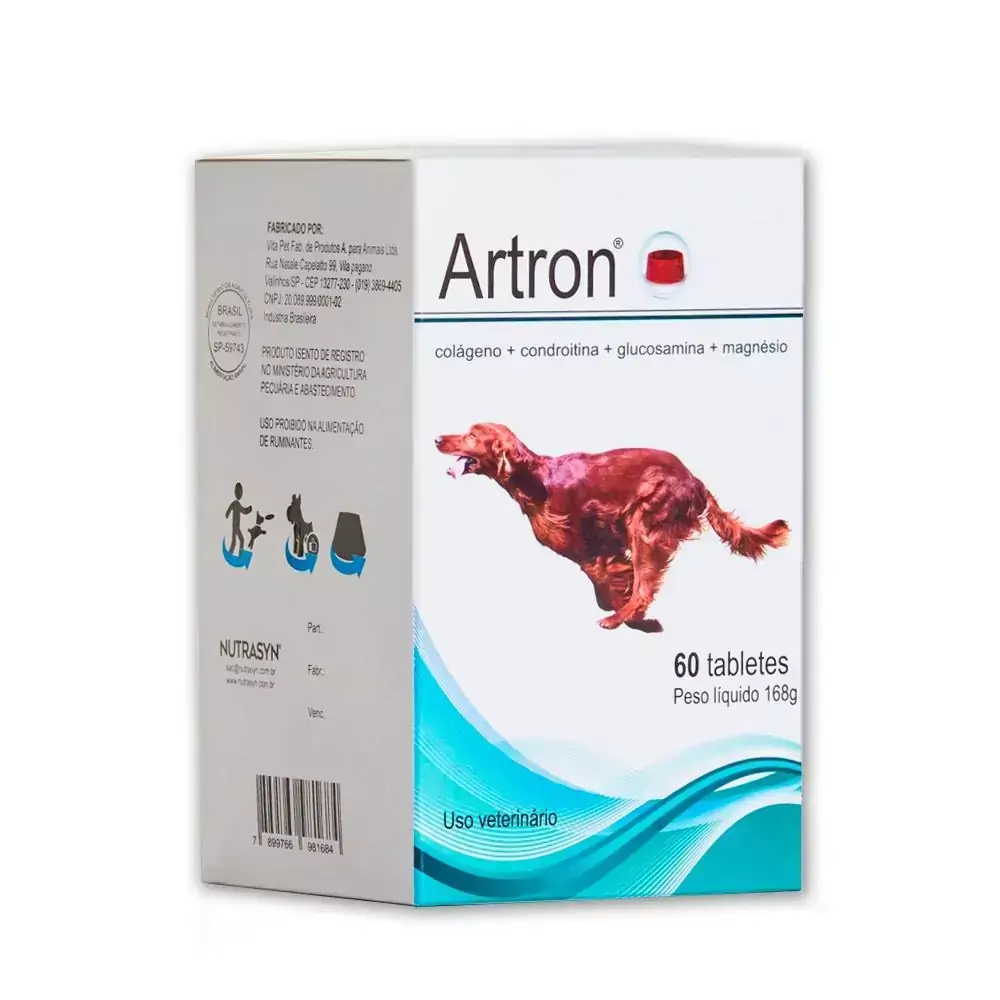 Suplemento para Cachorro Artron 60 Tabletes