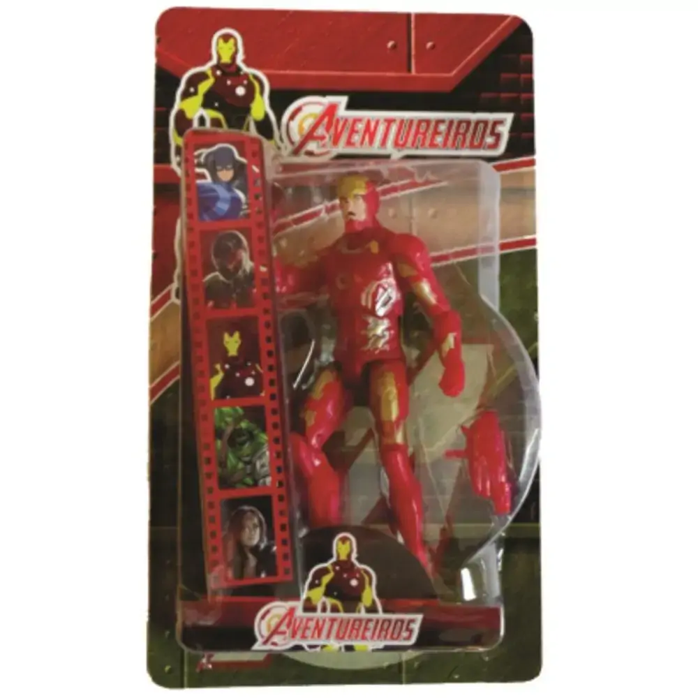 Boneco Aventureiros Homem De Ferro Ref.9913 4 Un