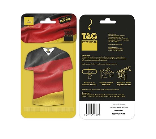 Tag Perfumado Lodore Camiseta Alemanha