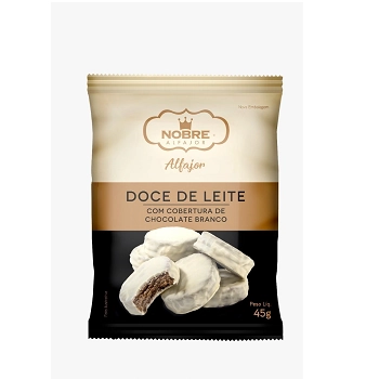 Alfajor Nobre Chocolate Branco 48g Doce Leite