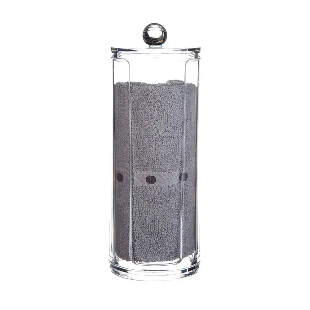Porta Algodao Acrilico 20,0cm Lyor