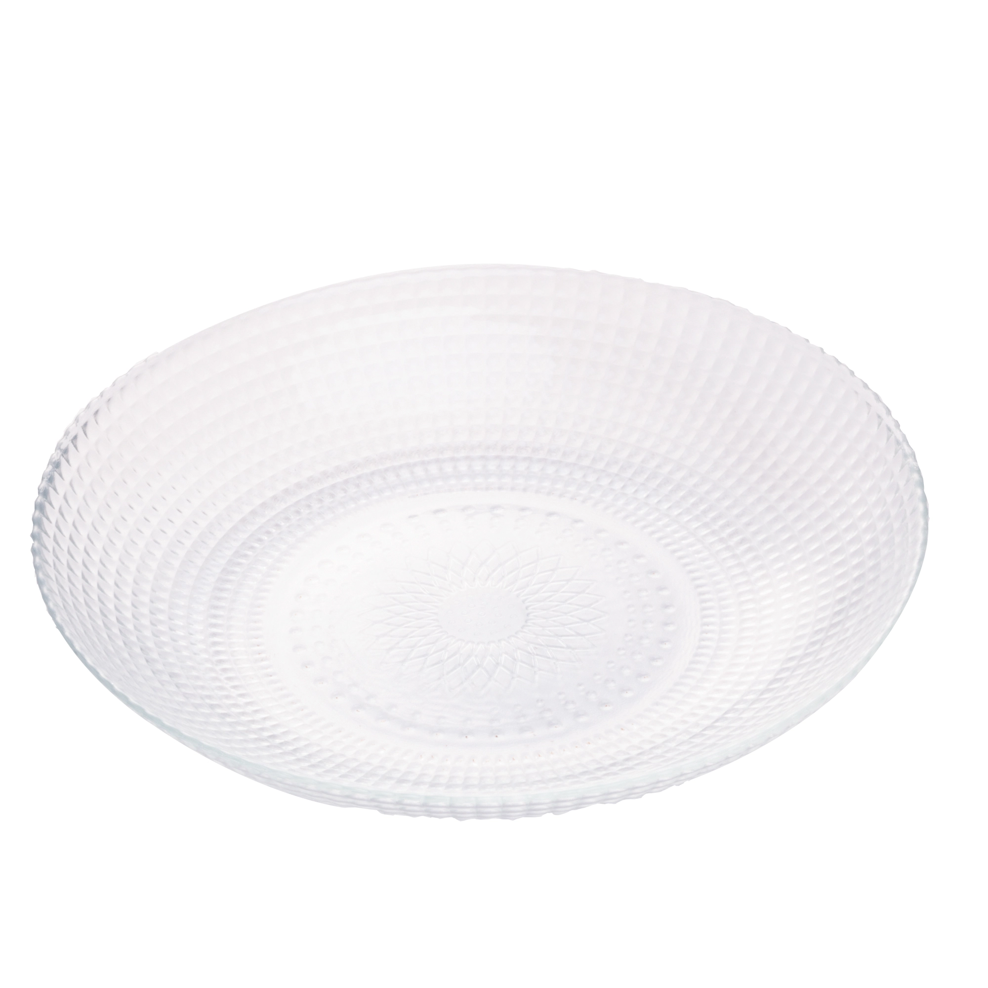 Cod:65566 Lyor Ld:0 Prato Fundo De Vidro Oriental 21,5cm1211