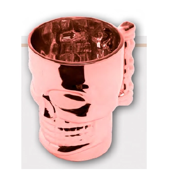 Caneca Lyor Caveira Rose 510ml