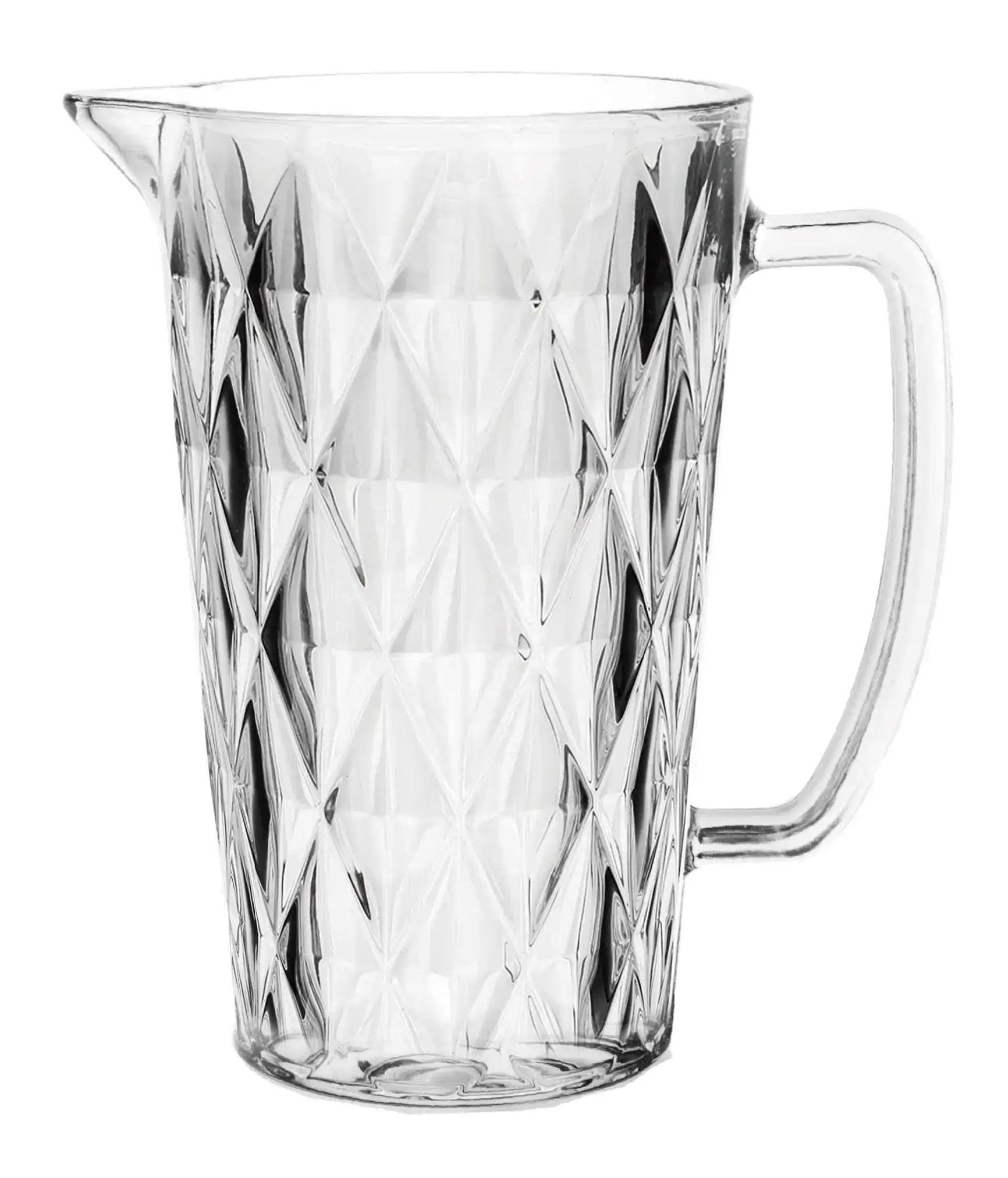Jarra De Vidro Diamond Transp 1l 1422