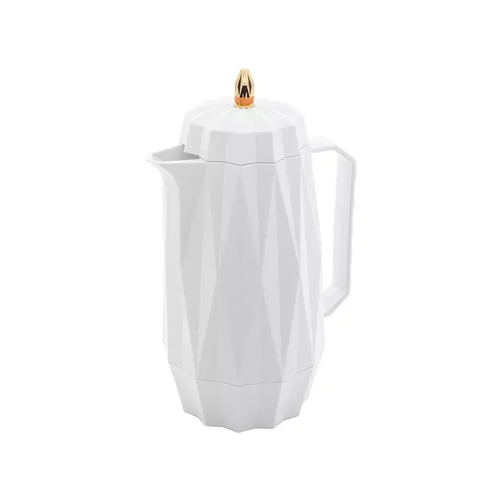 Garrafa Térmica Lyor Diamond Branco 1 litro