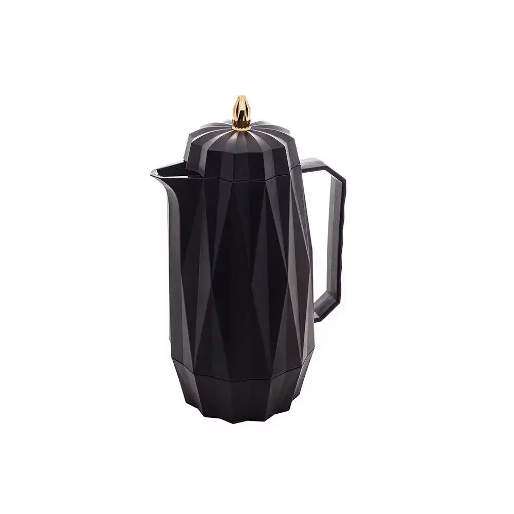 Garrafa Térmica Lyor Diamond Preta 1 litro