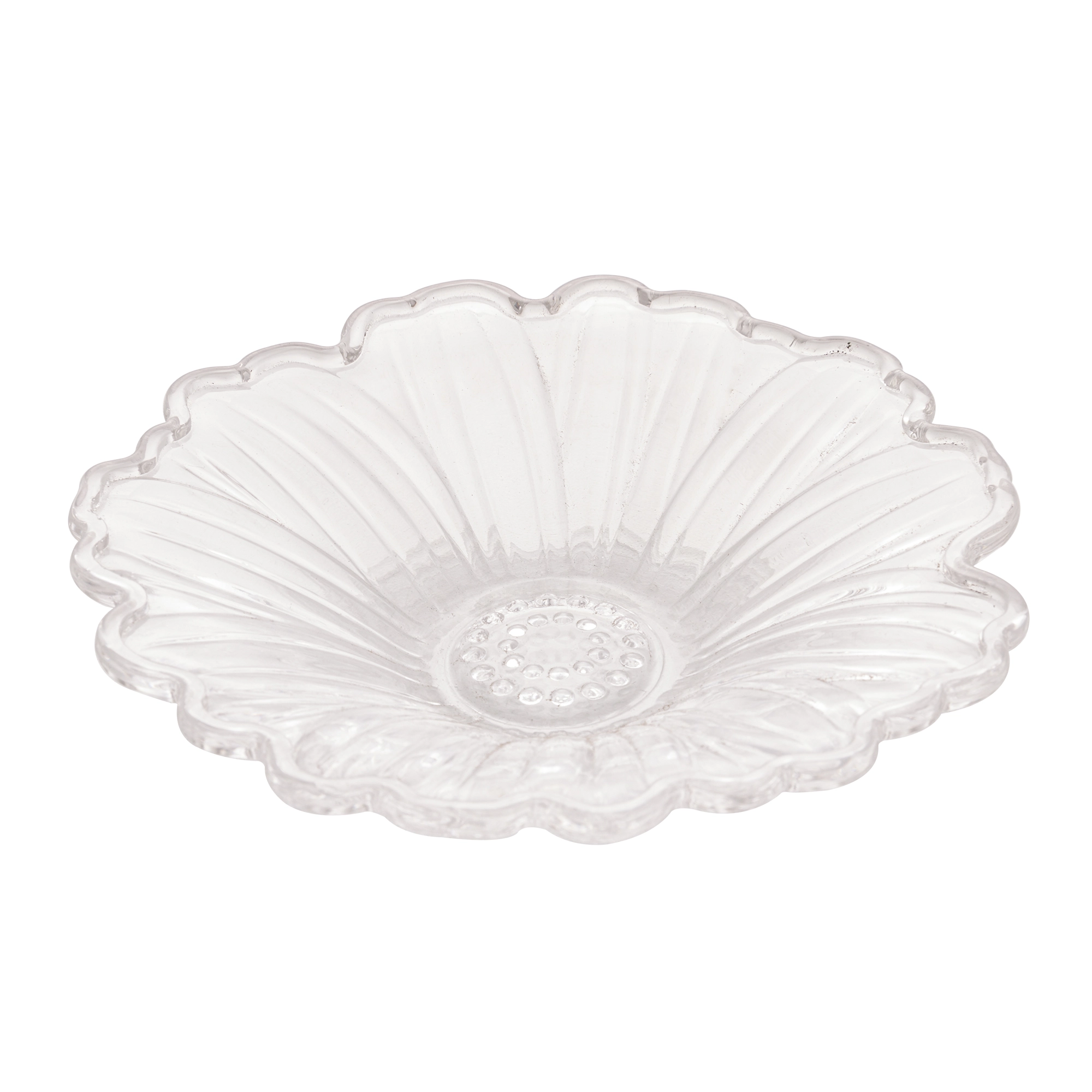Mini Petisqueira Vidro Margarida 13x3cmcm Ref.1917