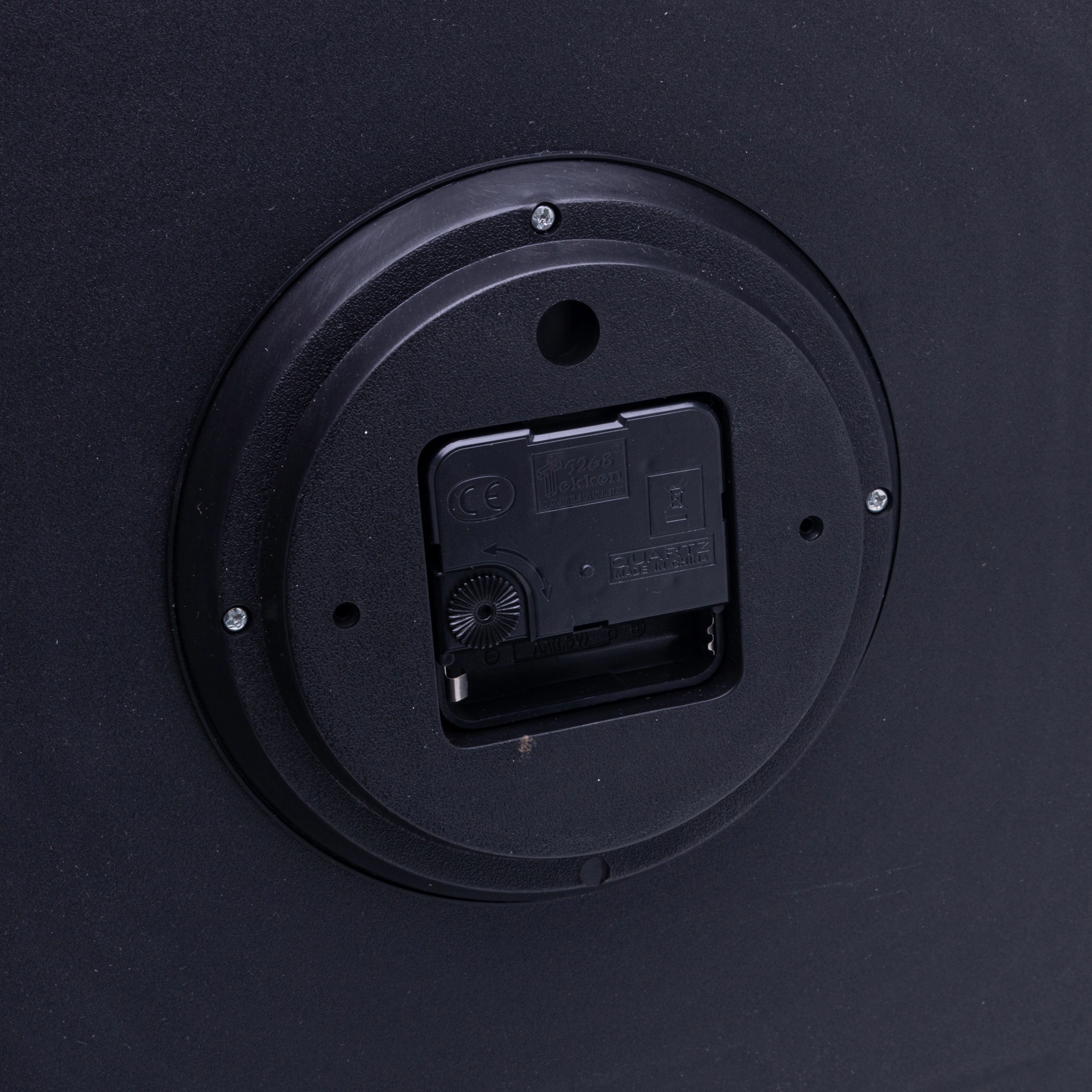 Relogio Parede Plastico Preto Branco 30.5x4cm 2748 Lyor