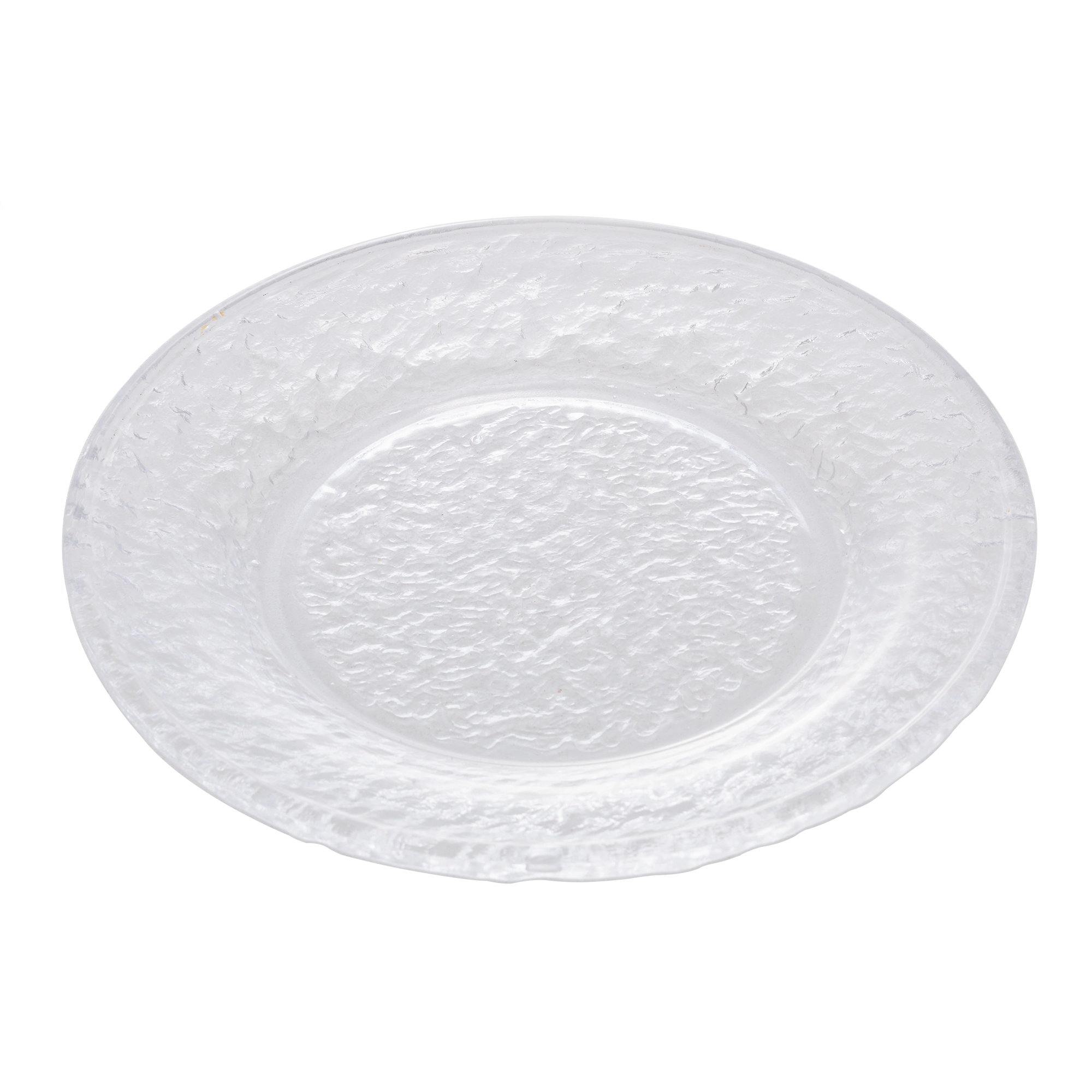 Prato Sobremesa Cristal Martelado Petra 20cm 2775 Lyor