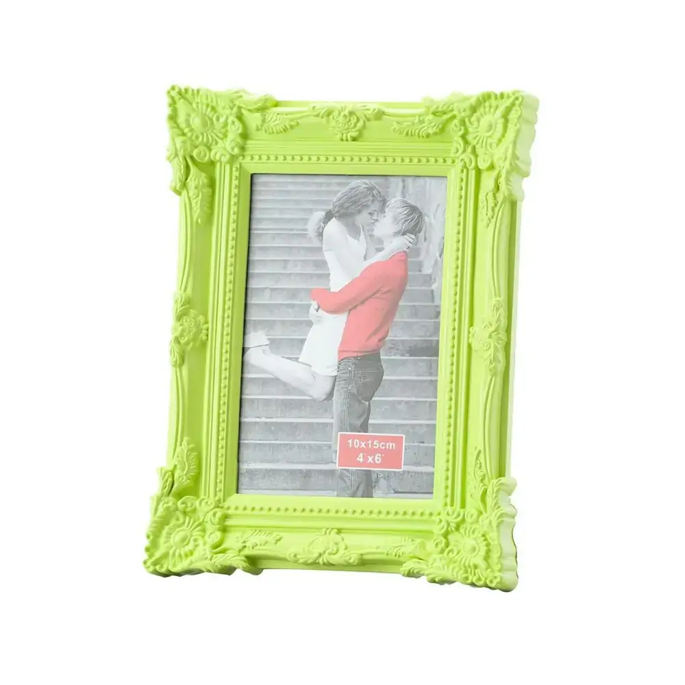 Porta Retrato Retro 13x18 Plastico Verde