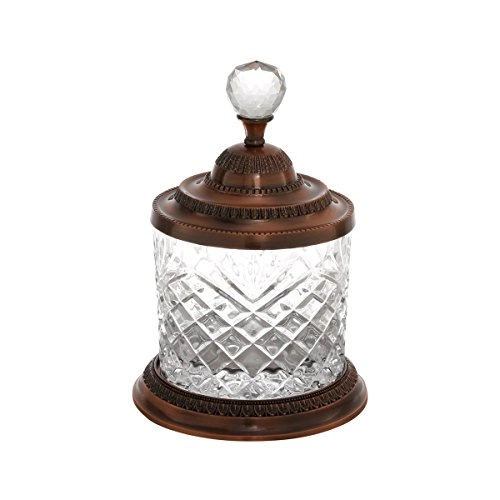 Enfeite Decorativo Dourado De Vidro